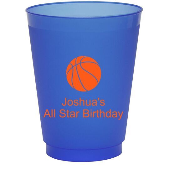Basketball Colored Shatterproof Cups